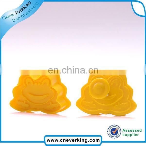 2016 new best sale top special frog flower shape quality cookie cutter