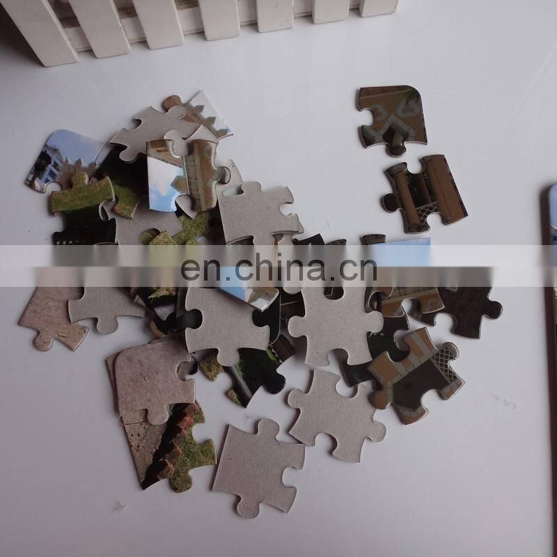 Made in China custom paper material jigsaw puzzle for 3-6 years old kids