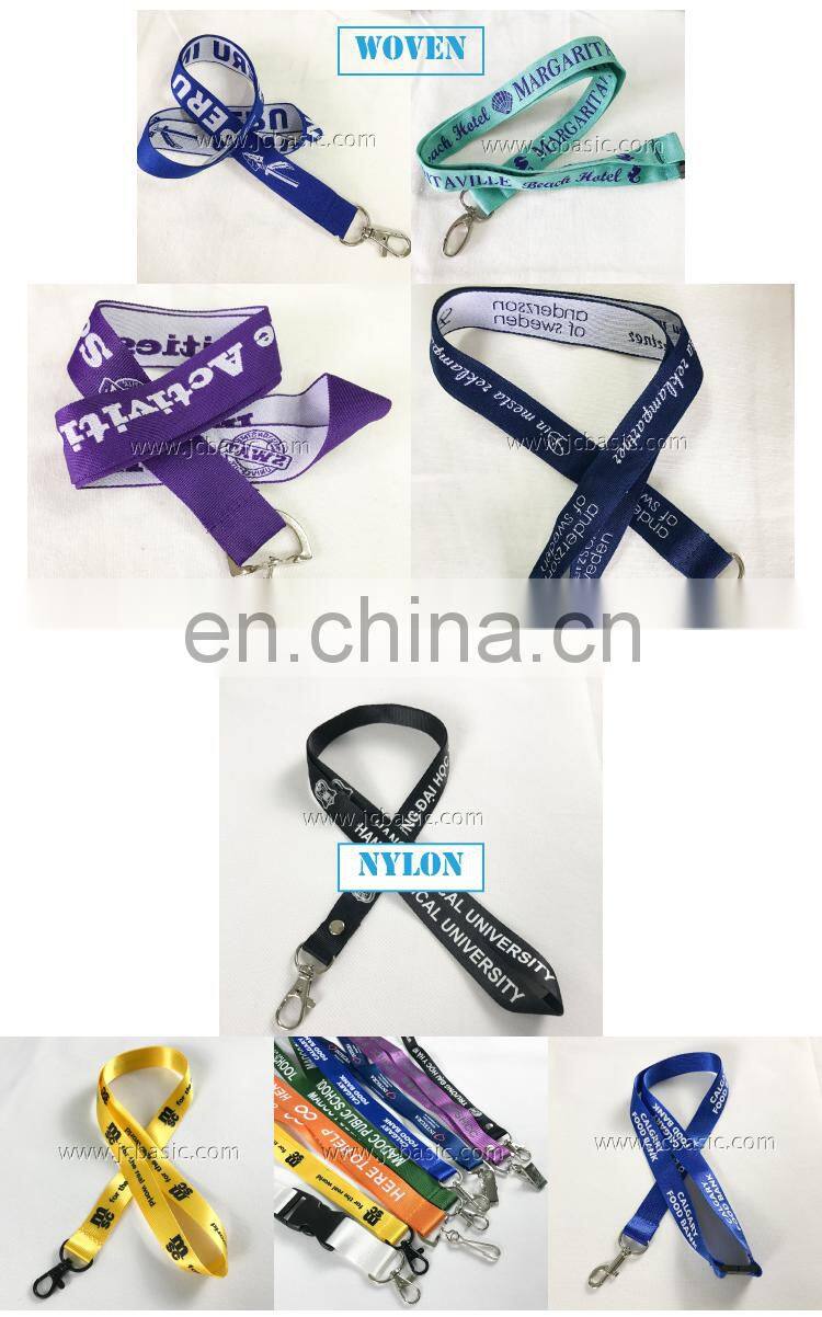 custom logo fashion polyester children's luminated lanyard