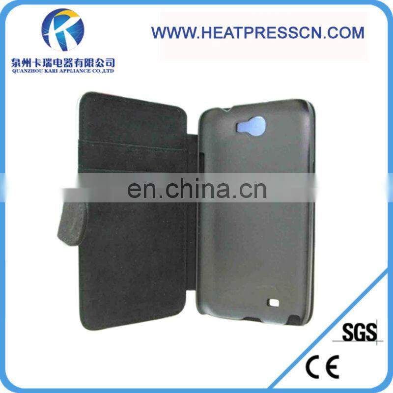 vertical open sublimation leather phone cases for IPHONE 4/4S