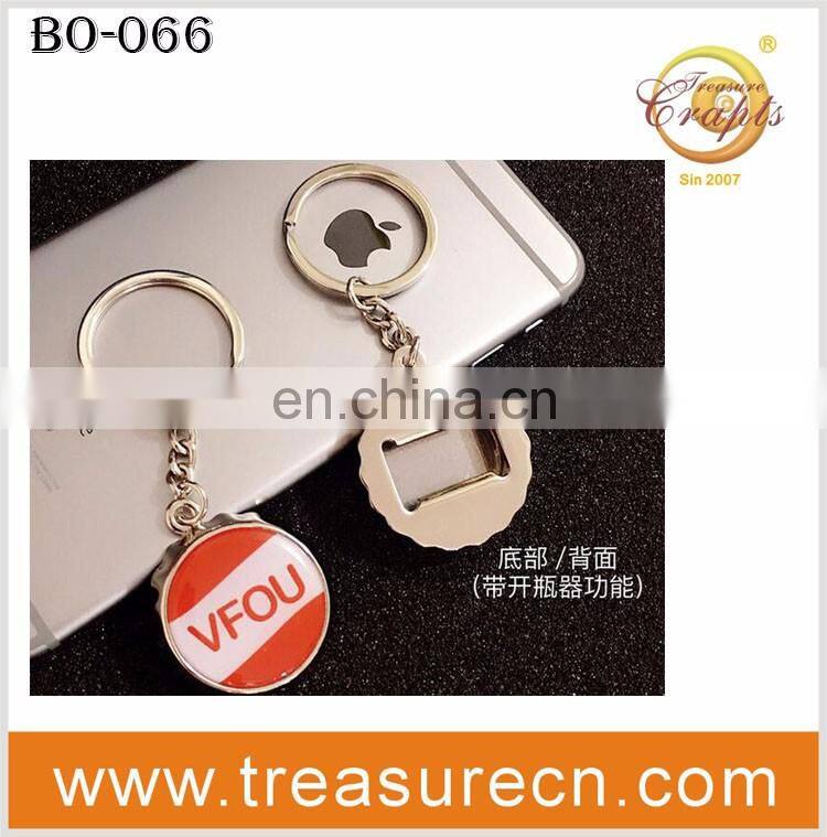 Cheaper Price Wholesale Iron Metal Bottle Opener Fridge Magents With Epoxy Logo