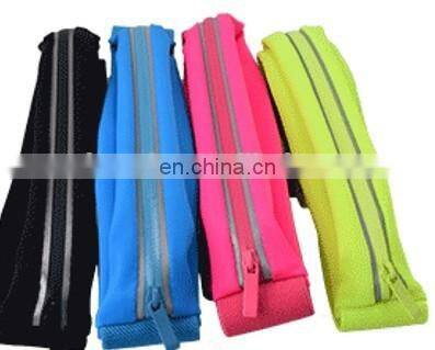 Outdoor Sweatproof Lycra Running Belt Waist Pack With Two Pockets