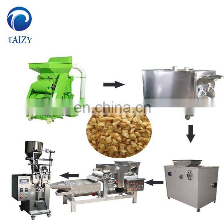 Taizy  Stainless Steel Efficient Peanut Slicing Machine /Peanut Cashew Almond Nut Slicer