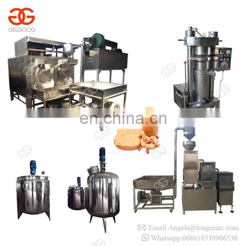 100Kg/H Hot Sale Full Automatic Sesame Tahini Making Production Machine Peanut Butter Processing Line Price