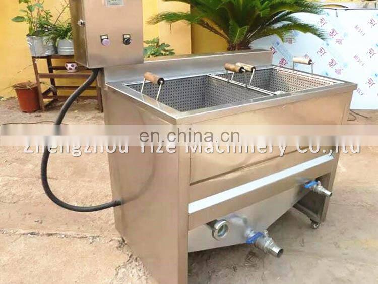 Automatic banana and potato chips fryer machine Onion rings frying machine