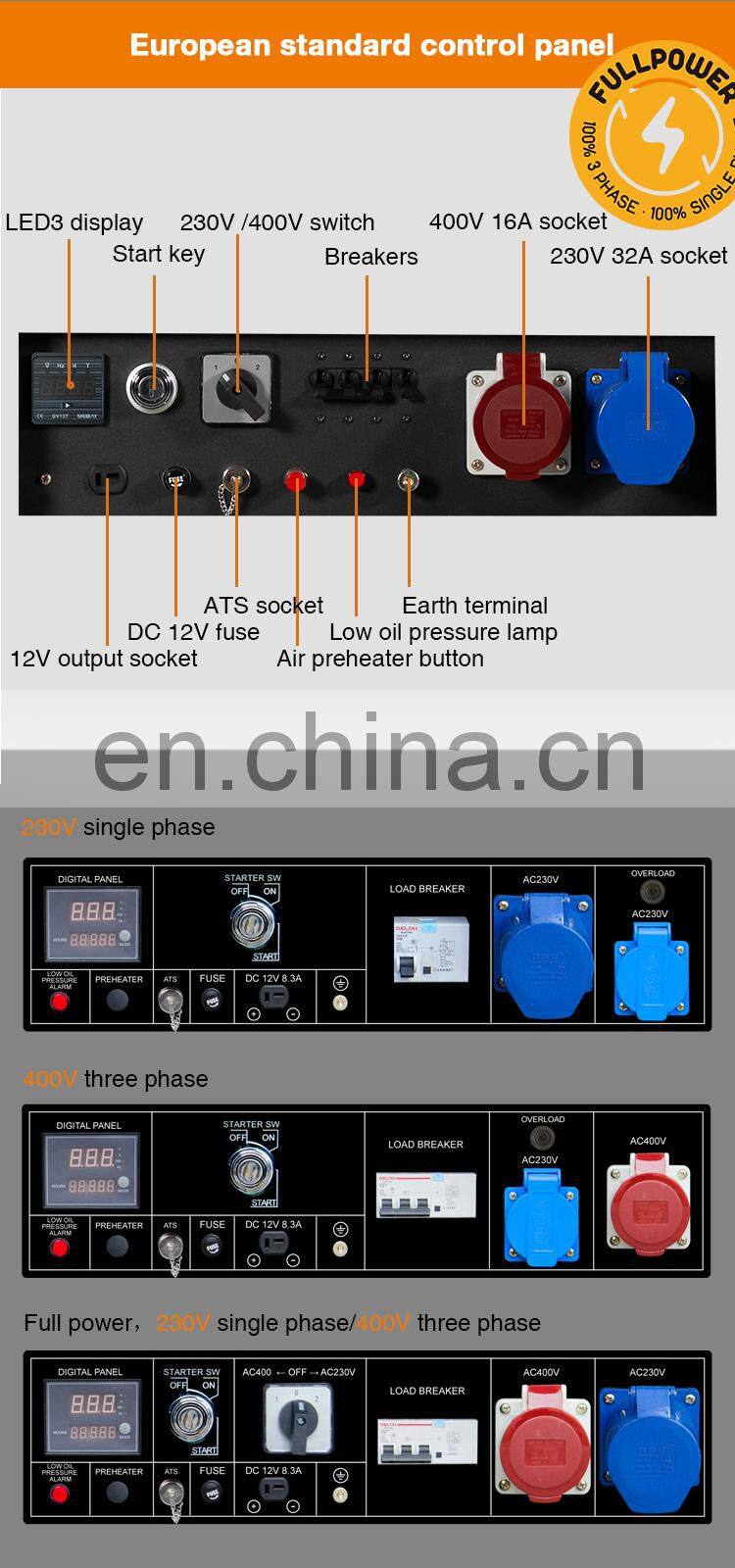 chinese super small silent diesel generator 5kw 2ka