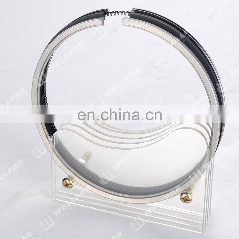 6CT ISCengine parts cylinder liner piston piston ring set 3802429/3802258/4089644/4089643 114*3.5+3+4mm