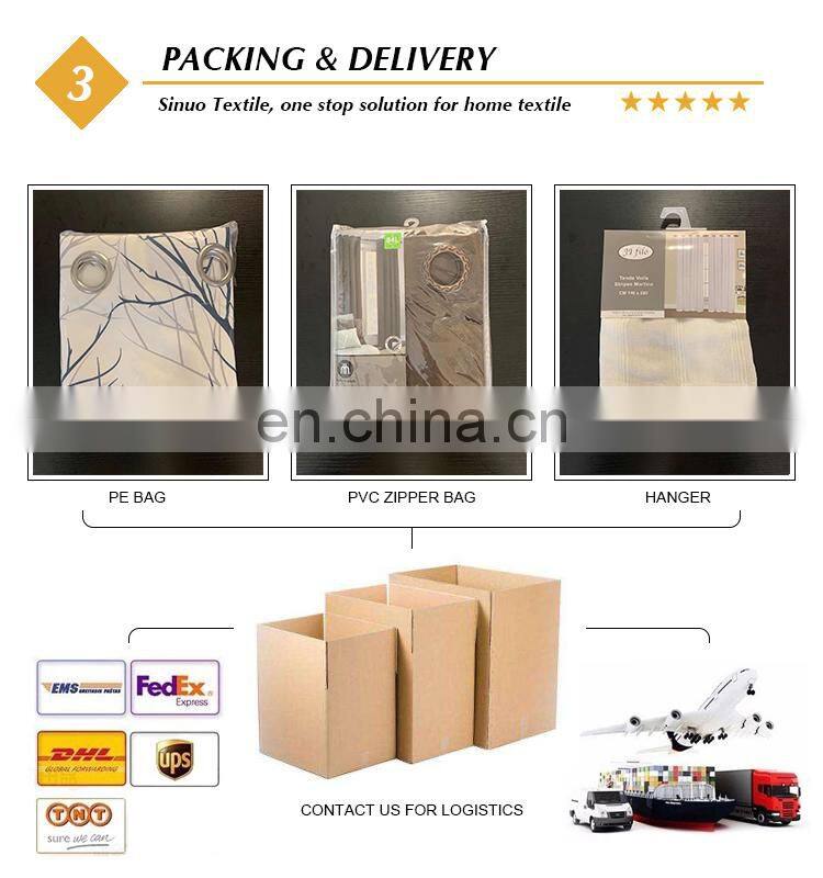 Plaid Blackout Curtain For Living room Faux linen Curtains for Bedroom Rideaux Window Customized