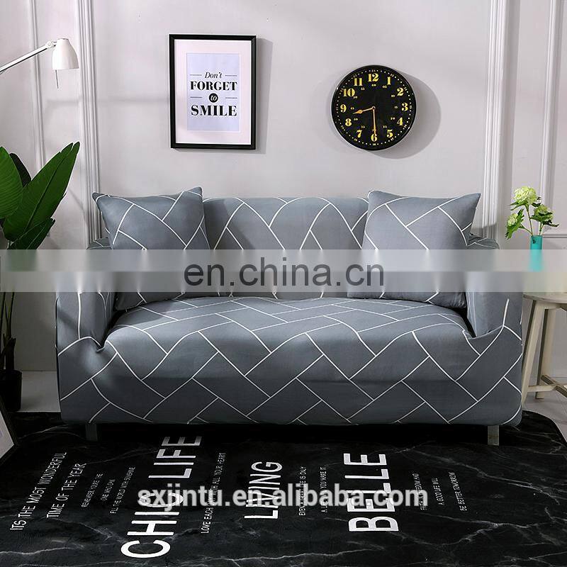 Home Decoration L Shape Corner Sofa Cover Stretch Furniture Covers Elastic stretchable sofa cover
