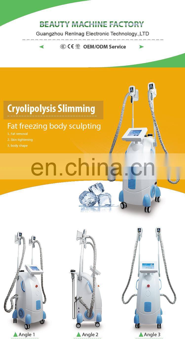 Hot sale fat freeze cryolipolysis machine/skin tightening/vacuum cavitation