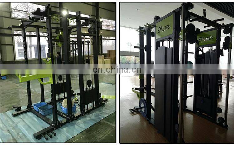 Top selling fitness hammer strength smith machine manual equipment deep squat rack