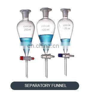 JOAN Lab 250ml Glass Separatory Funnel With Glass Stopcock