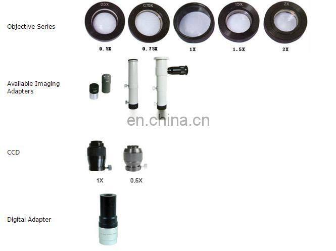 Low power flexible arm stereo microscope