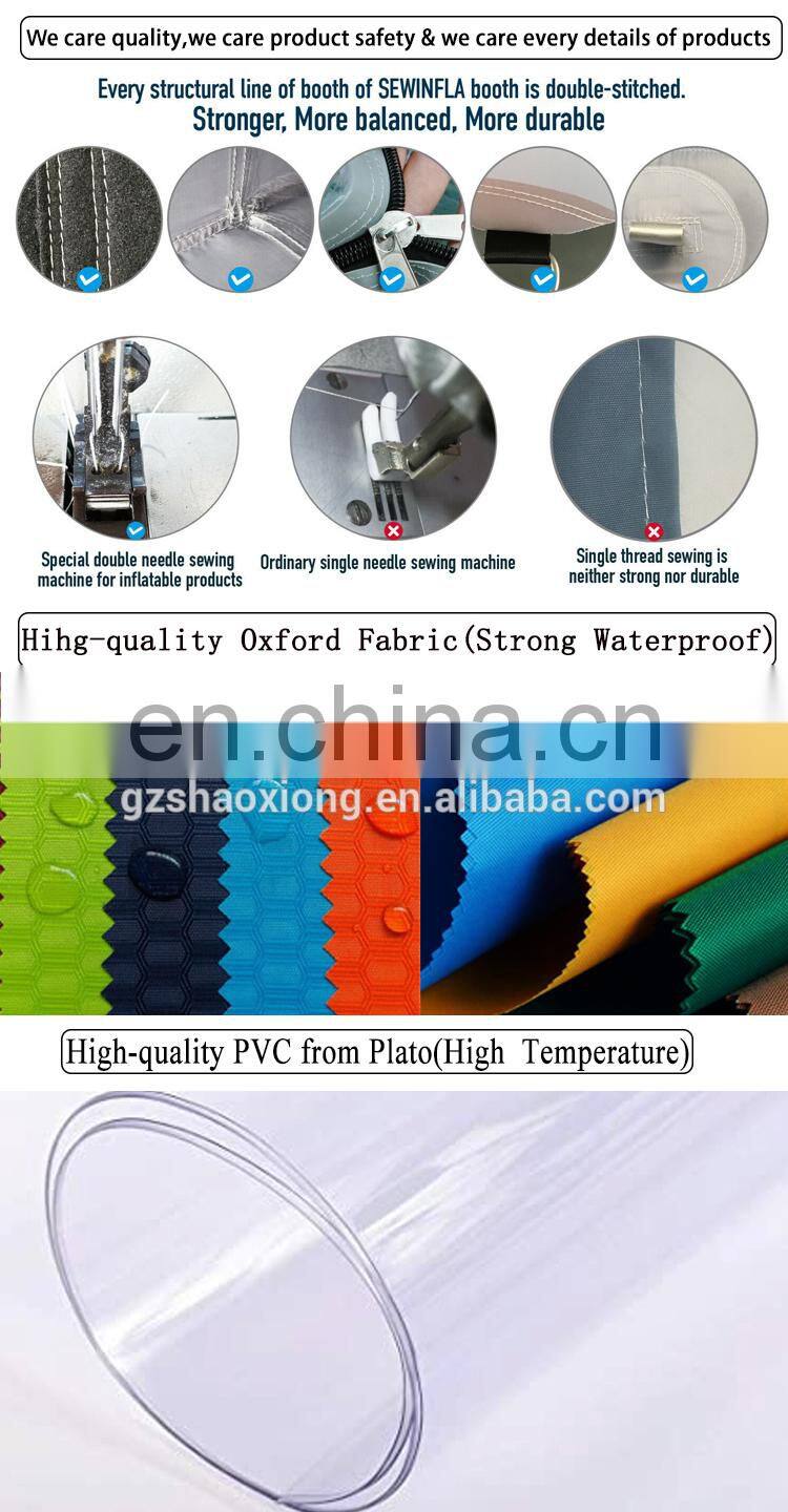 Cheap Price Sliver Commercial Inflatable Car Truck Garage Paint Booth Tent