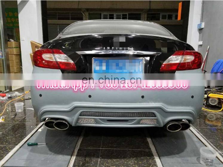 IFNT Q70 WD style body kit for Q70 to WD style with front bumper rear bumper and muffler tips FRP material