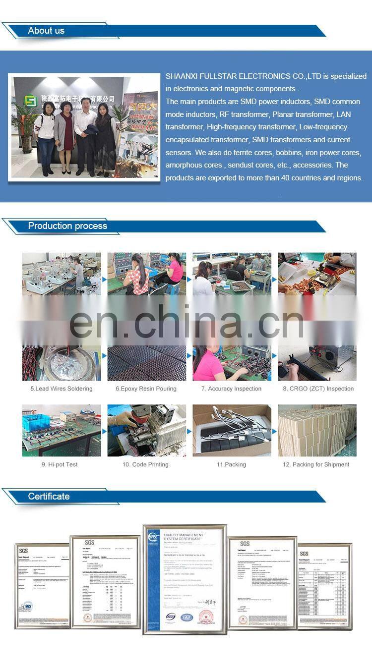 transformer frame ferrite core with bobbin