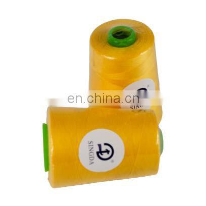 Wholesale 100 Spun Polyester Yarn dyed sewing thread 40/2 hilo poliester 40/2 thread twisting sewing machine