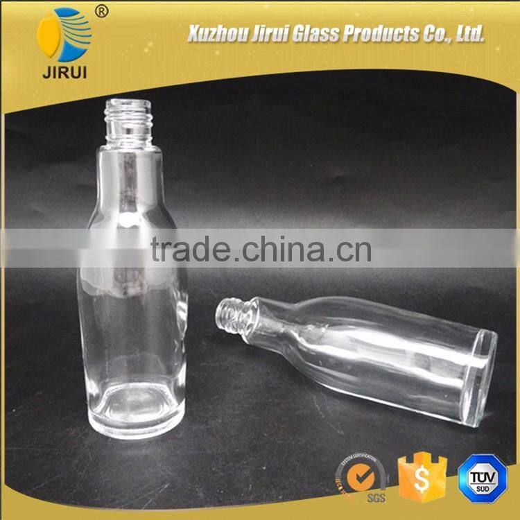 110ml clear cosmetic bottle and glass lotion bottle