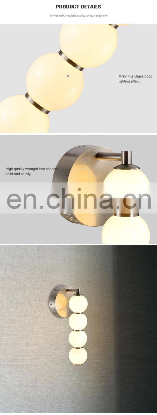 HUAYI Hot Selling Acrylic Simple Style Indoor Loft 10w Modern Decoration LED Wall Lamp