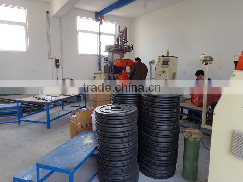 Nylon wafer brush rolling broom brush for petrol road sweeper from china factory WDJ