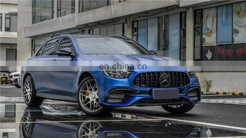 Runde New Arrival For 2021 Mercedes-Benz E-Class W213 Upgrade E63S Wide Body Kit Front Bumper Rear Bumper Hood Fender