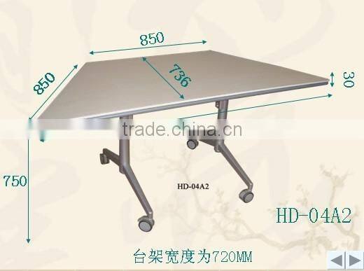 modern training room office table with castor HD04A2-L