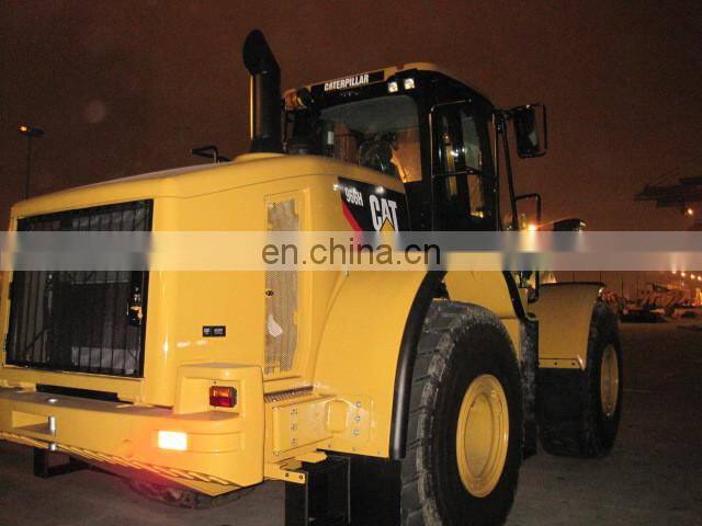 Original 966H wheel loader to the ship, caterpillar 966H loading service on Shanghai port