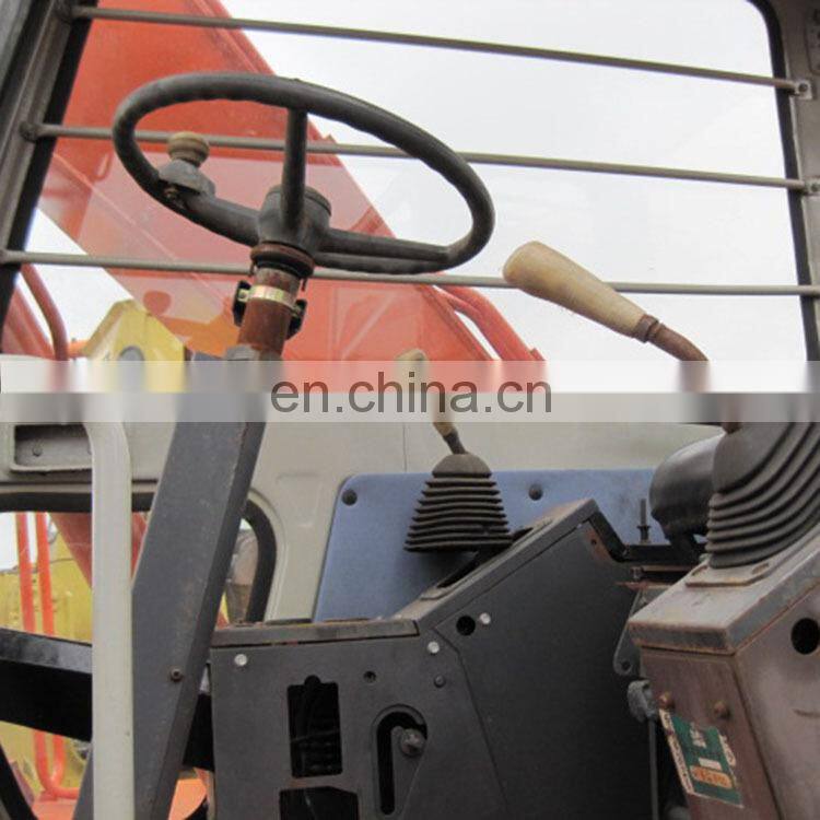Japan original Hitachi EX100WD wheel excavator, Hitachi cheap used excavators for sale