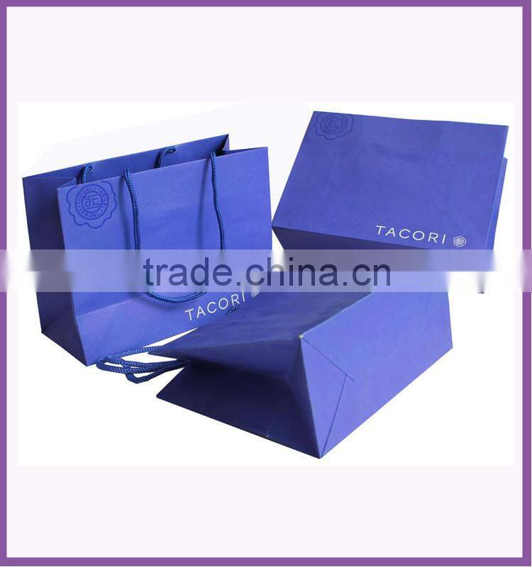 Free sample White Glossy paper bag