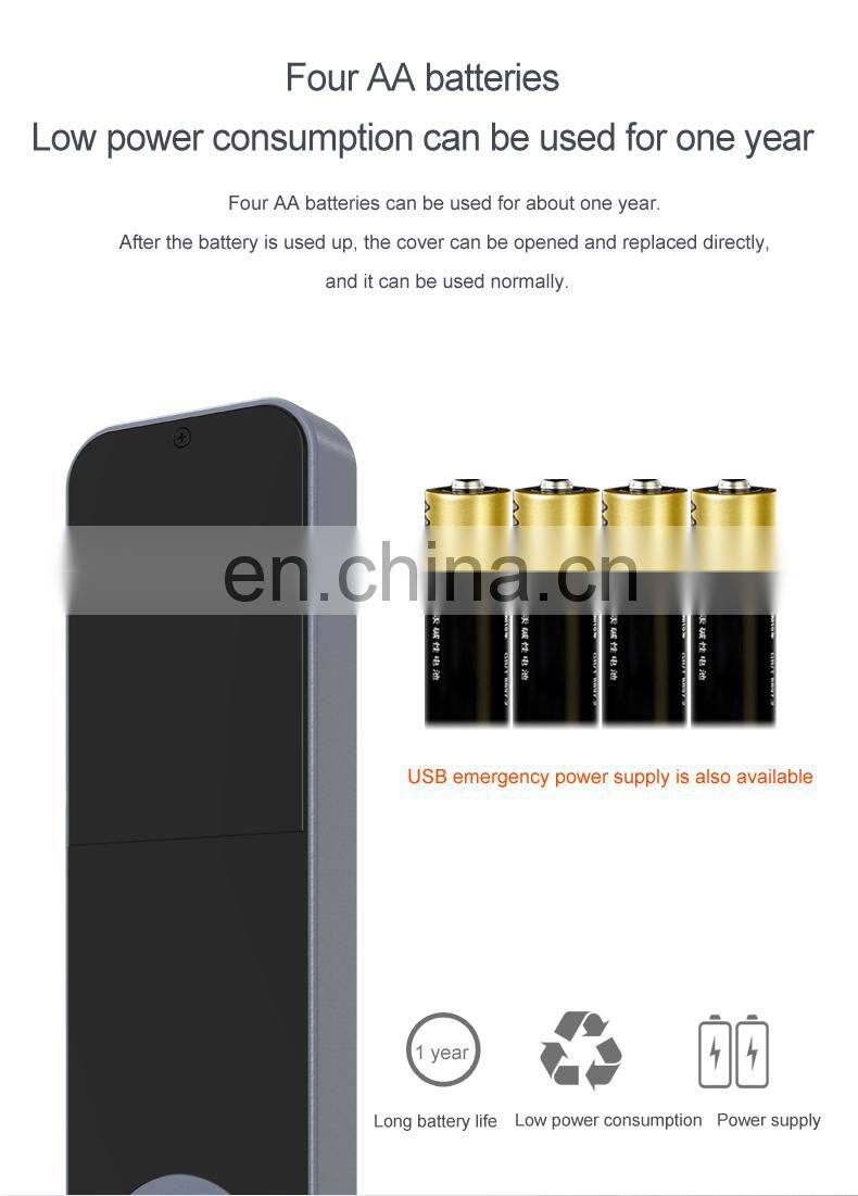 High Quality Safe Keyless Biometric Fingerprint Tuya Smart Lock For Hotel