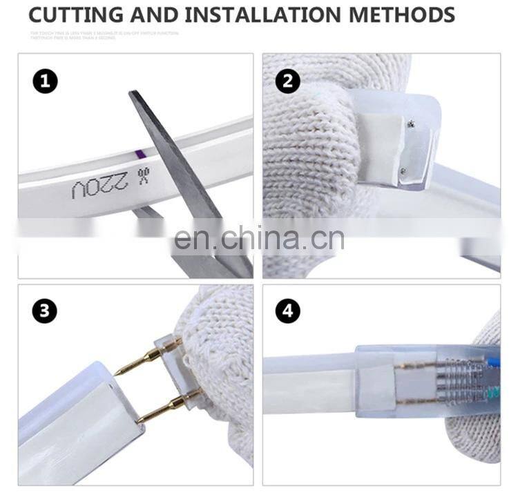DC12V DC24V 6MM 8MM 16MM Side Top Silicon LED Strip Neon Light