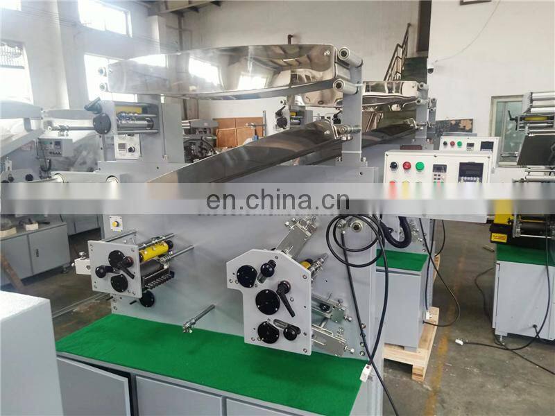 UGS21S 2 PLUS 1 color roll to roll Automatic fabric label flexo Printing machine, ribbon trademark flexographic printer