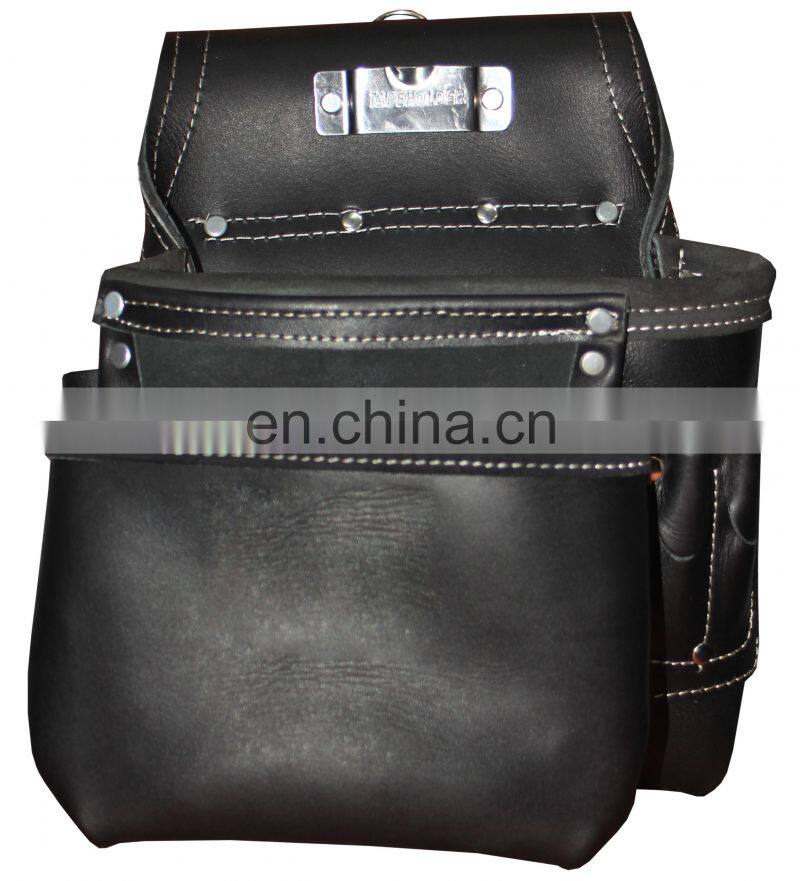 Leather Tool Bag Bag Custom Carrying Portable Multi-function Leather Roll Up Tool Bag