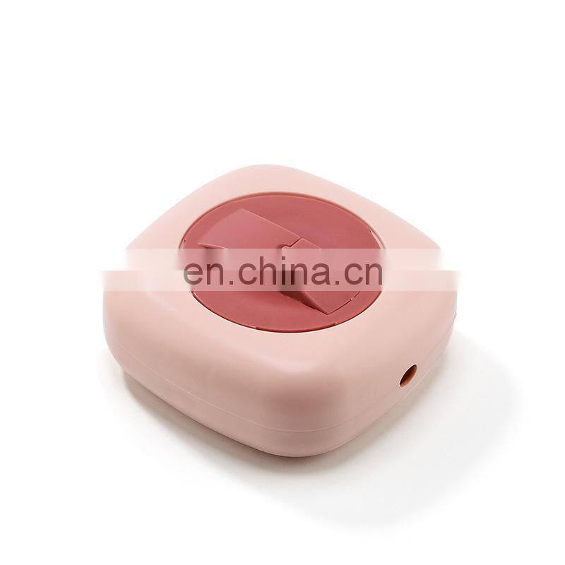 Data Cable Storage Box Multifunctional Rotatable Wire Organizer Travel Portable Round Headphone Protective Storage Case HomeTool