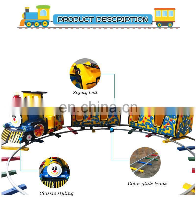 Pretty children game electric cartoon garden track train