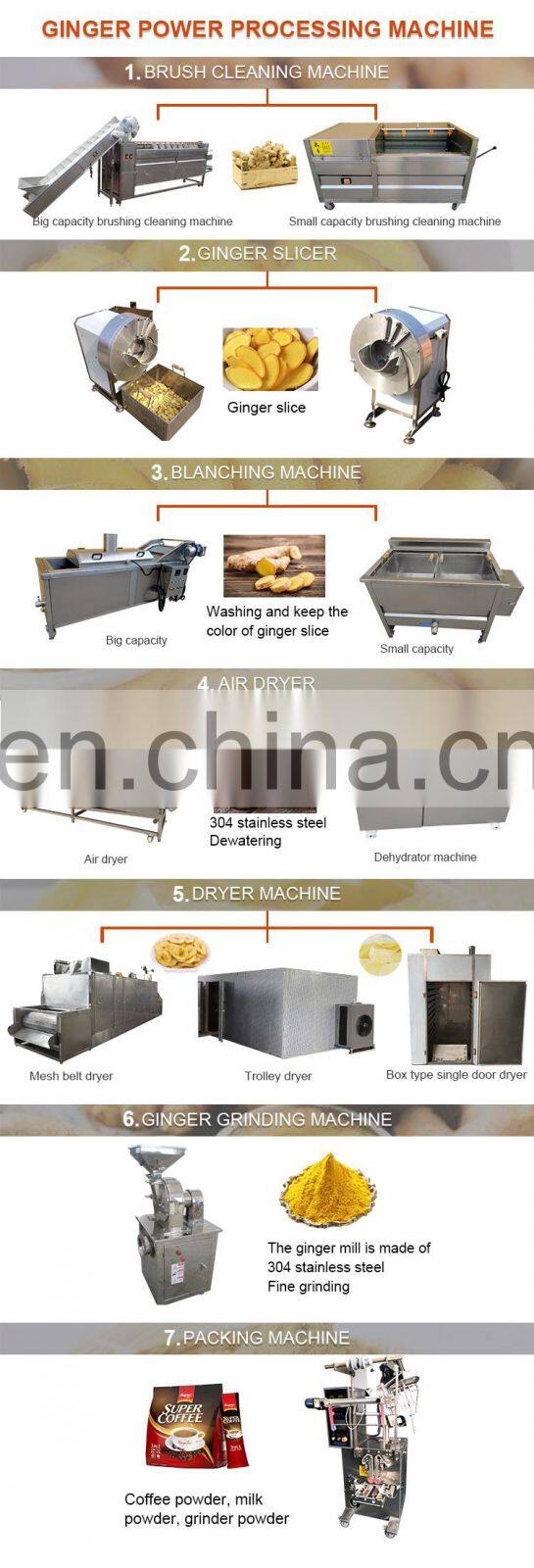 Ginger powder making machine potato french fries dryer machine industrial food dryer machine