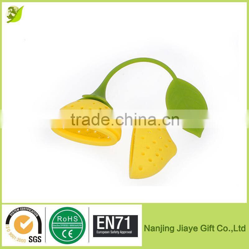 High Quality Yellow Strawberry Mini tea Infuser tea ball tea Strainer