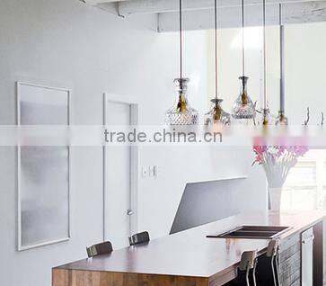 3 Pcs New Modern Clear Glass Wine Bottle Type Lamp Pendant