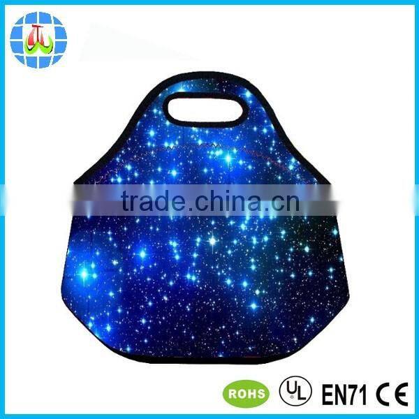personalized neoprene lunch food tote for promotion