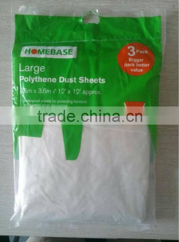 PE drop sheet, dust sheet,cover sheet