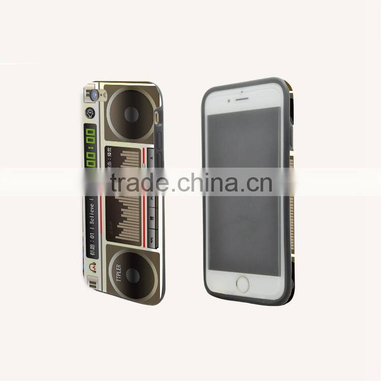 latest design sublimation tpu+pc fancy stones phone case