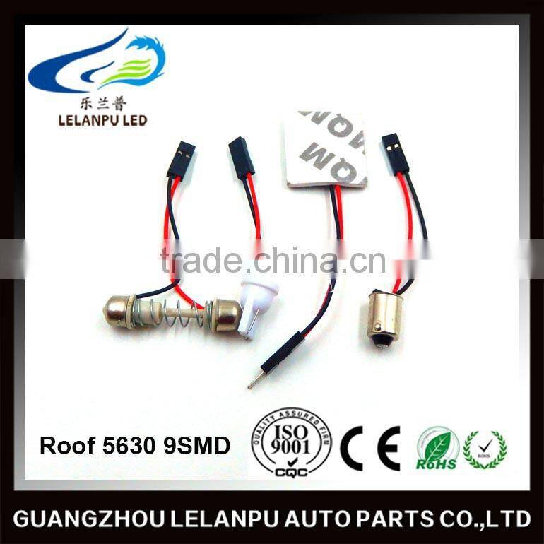 Roof 5630 9SMD Led Light Lamp Led Car T10 Led Festoon Lighting Car Roof Led Lights
