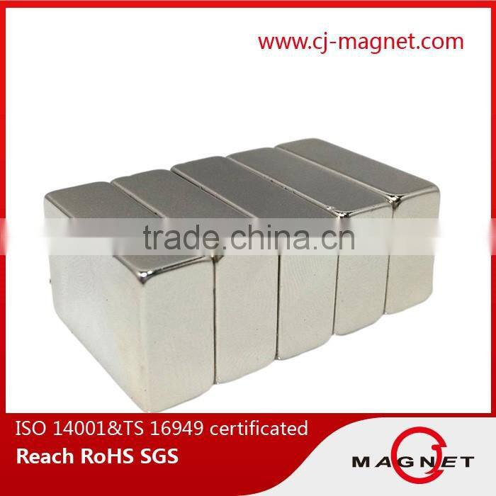 Zn coating small tolerance high efficiency neodymium magnet