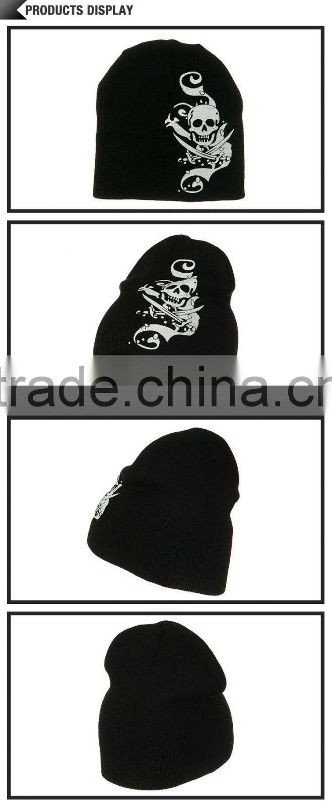 wholesale bulk winter warm windproof outdoor personalized beanie skull cap