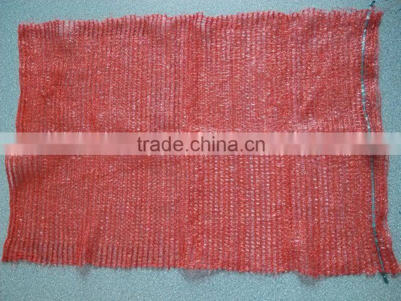 PE Raschel mesh bag for onions, potatos, other vegetables and fruits