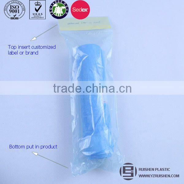 Transparent Green LDPE Double Sides Sealing Adhesive Packing Bags