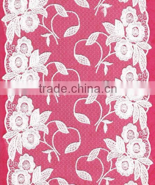 China embroidery polyester lace/cord lace
