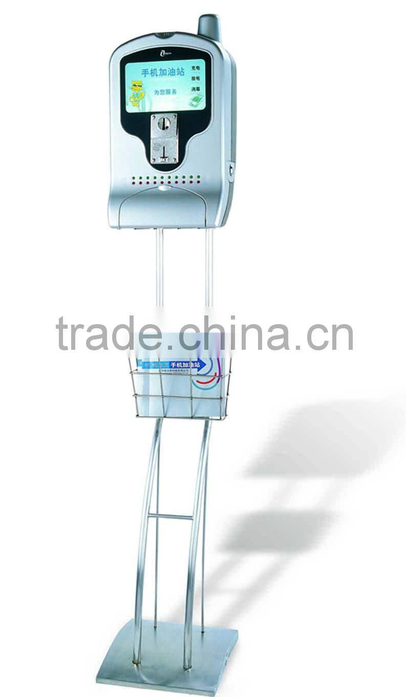 Advertising and Mobile Phone Charging Station