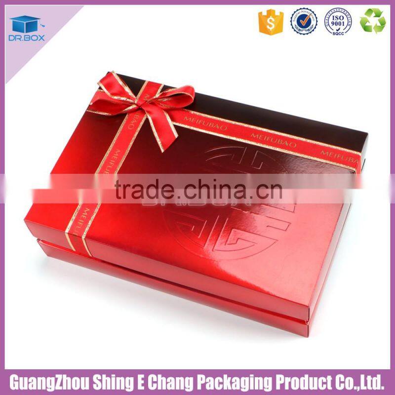 Professional printing process ribbon luxury cosmetic packaging make in china