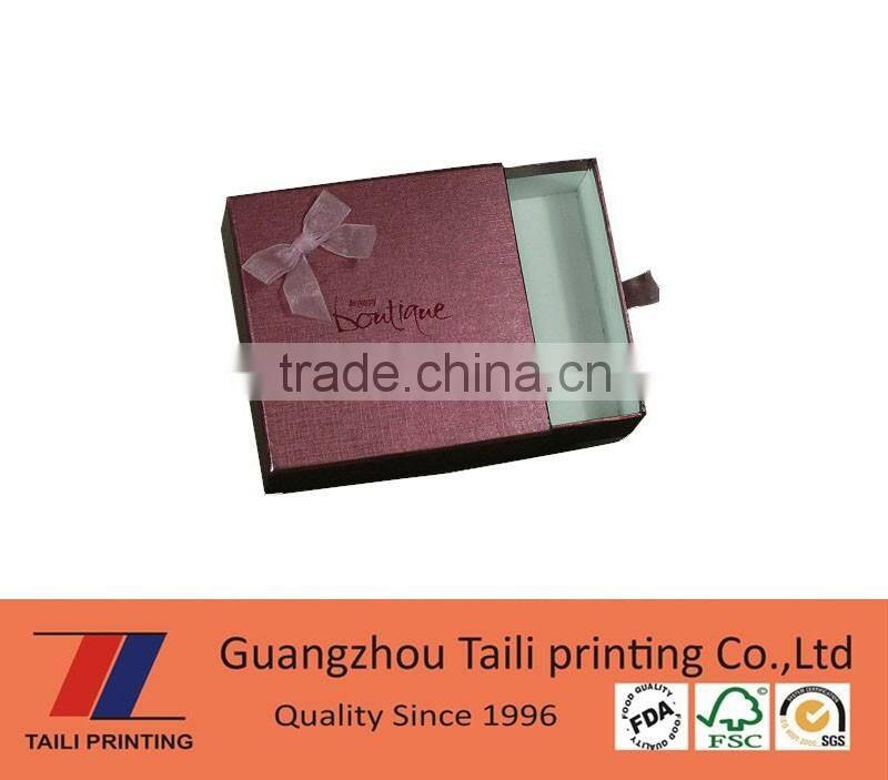 Custom kraft paper box slide open box